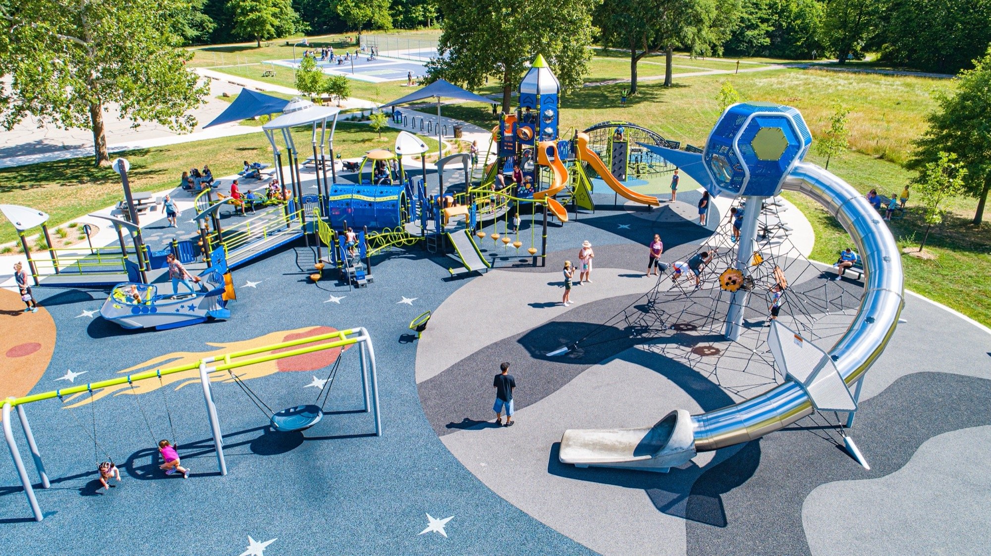 The Role of Color in Playground Design: Enhancing Visual Appeal and Creativity